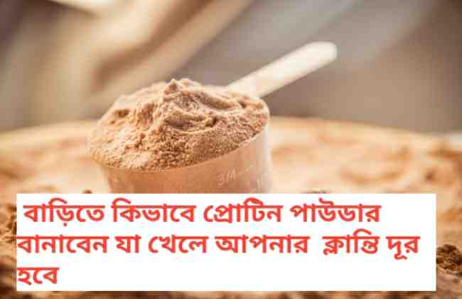 How to make protein powder at home: কীভাবে বাড়িতে প্রোটিন পাউডার বানাবেন যা খেলে আপনার ক্লান্তি আসবে না আসবে না।